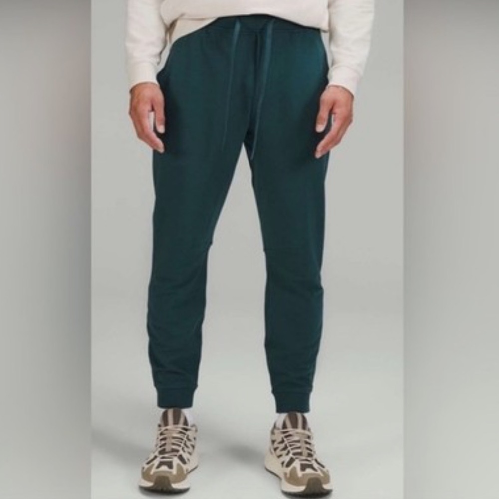 Lululemon Men City Sweat Regular Teal Green Jogger Pants Size M